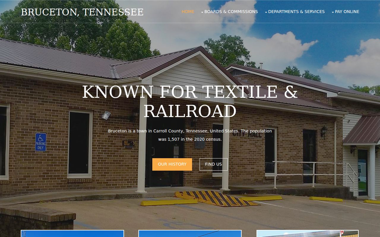Bruceton criminal records official town homepage