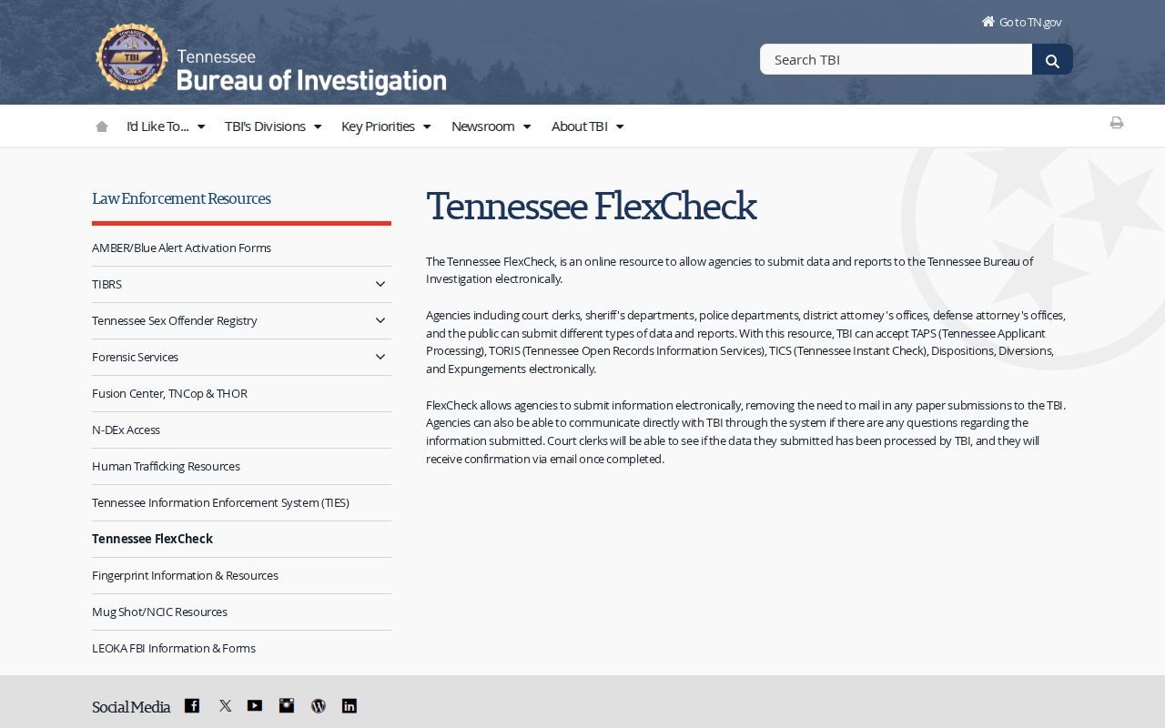 Carroll County arrest history Tennessee FlexCheck explanation